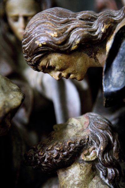 Altar Piece, Right Panel, (detail) The Deposition from the Cross by Ligier Richier